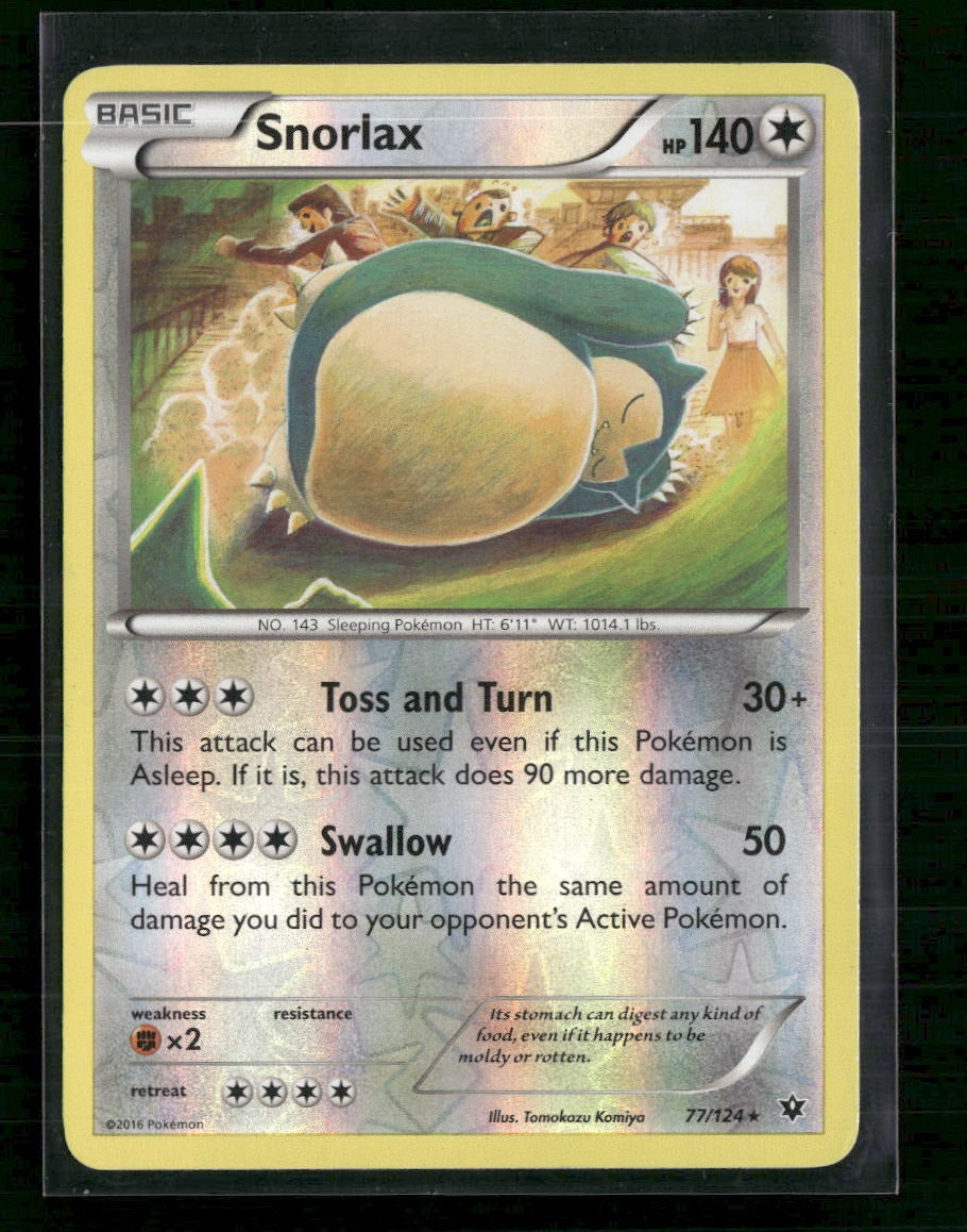 XY - Fates Collide Snorlax #77/124