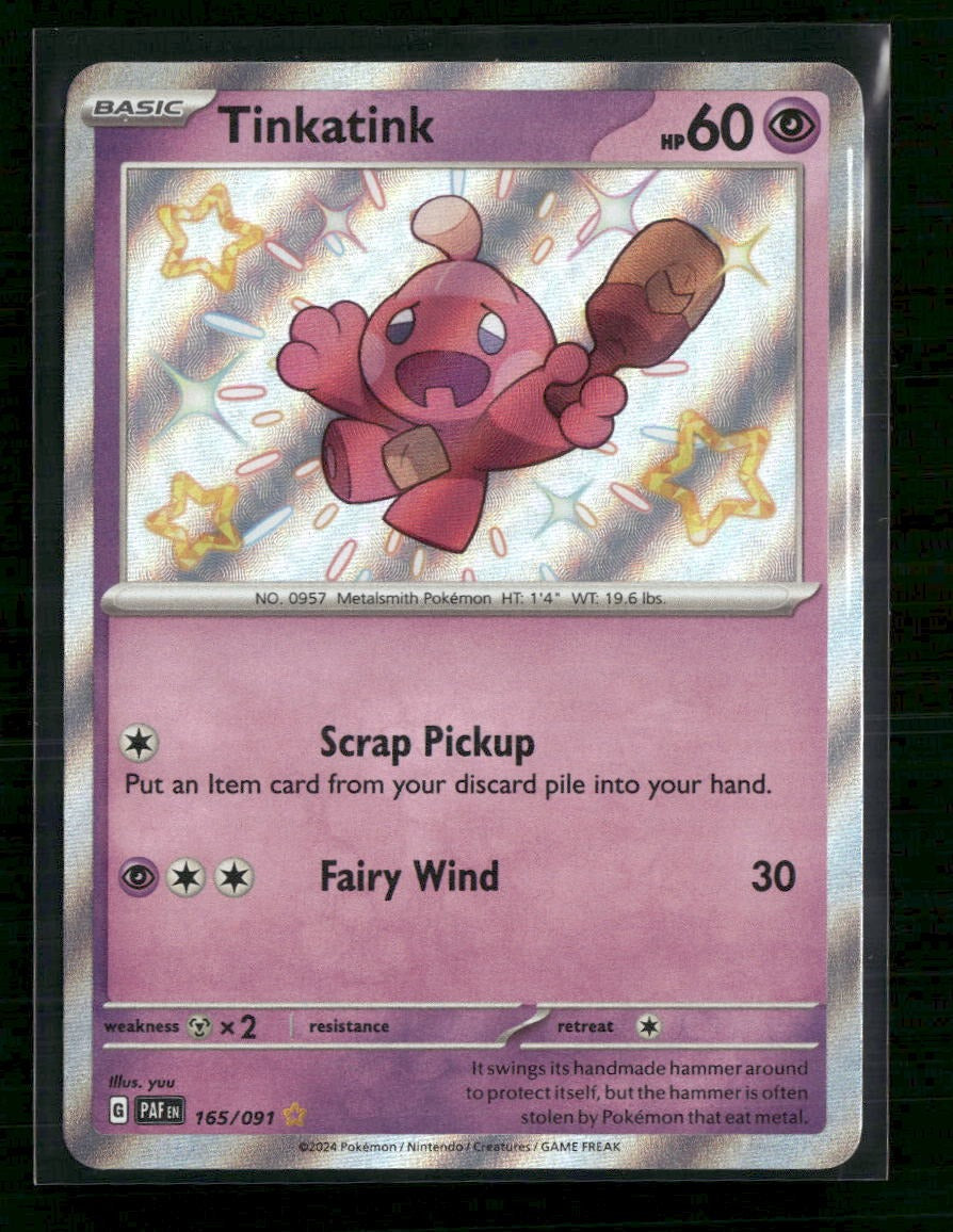 SV: Paldean Fates Tinkatink #165/091