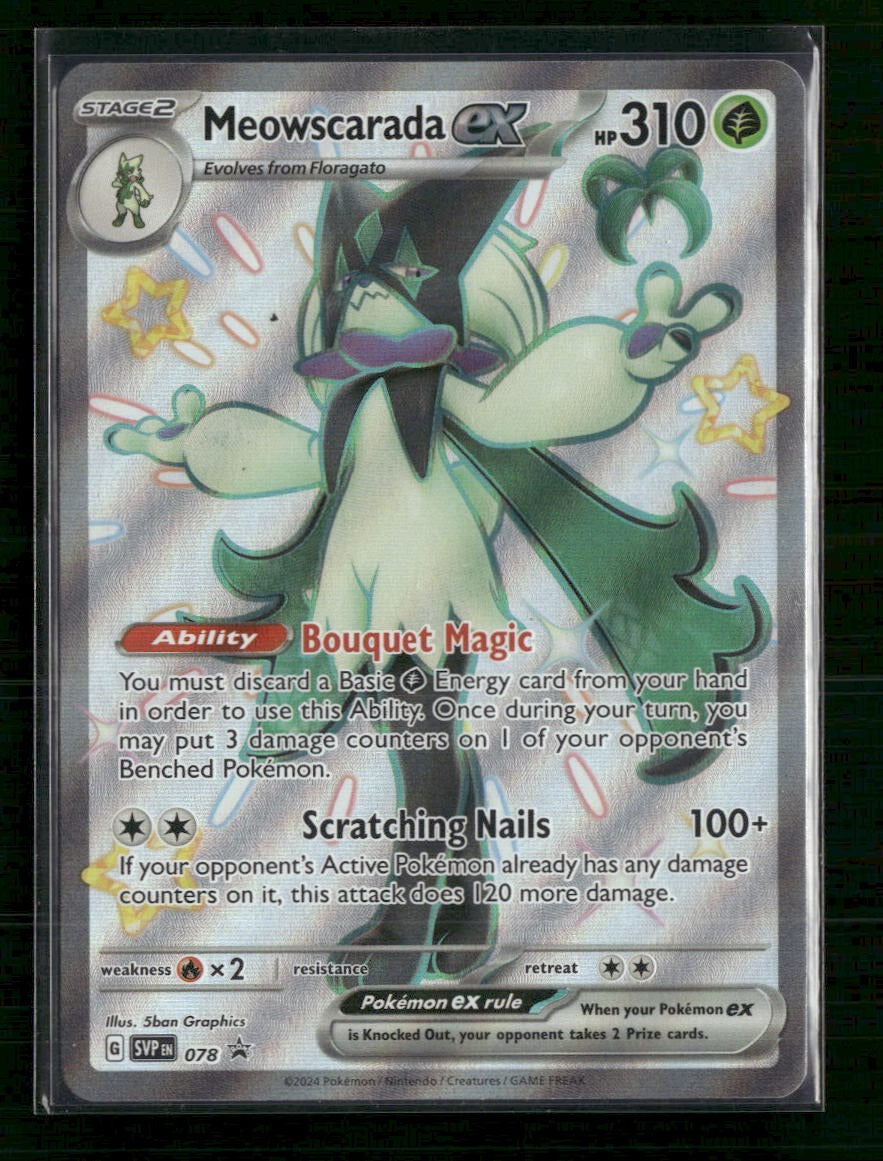 SV: Scarlet & Violet Promo Cards Meowscarada ex #078