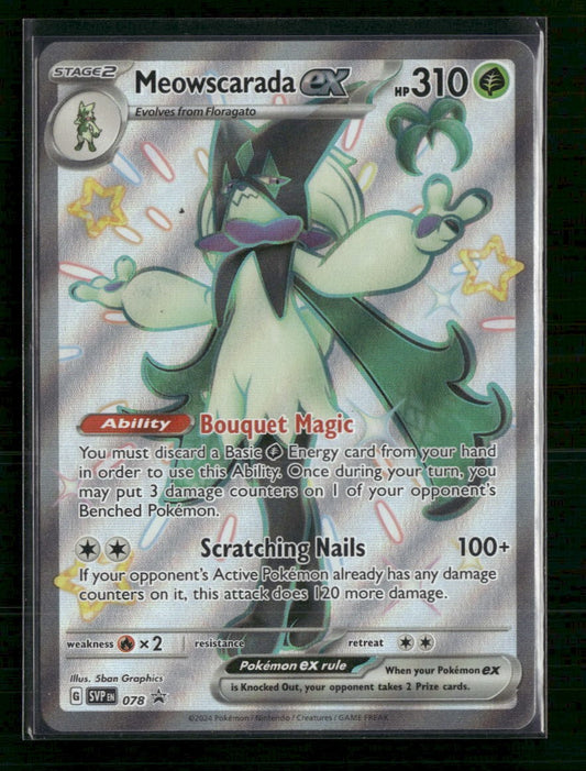 SV: Scarlet & Violet Promo Cards Meowscarada ex #078