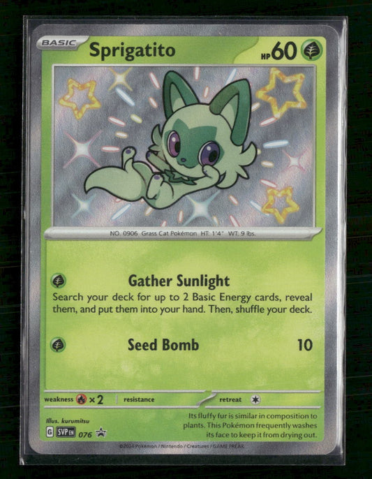 SV: Scarlet & Violet Promo Cards Sprigatito #076