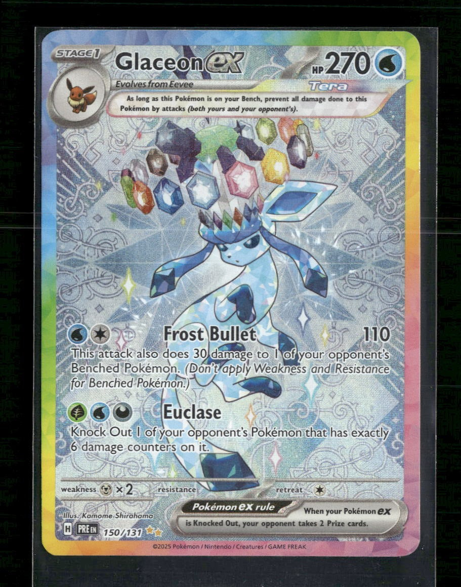 SV: Prismatic Evolutions Glaceon ex #150/131
