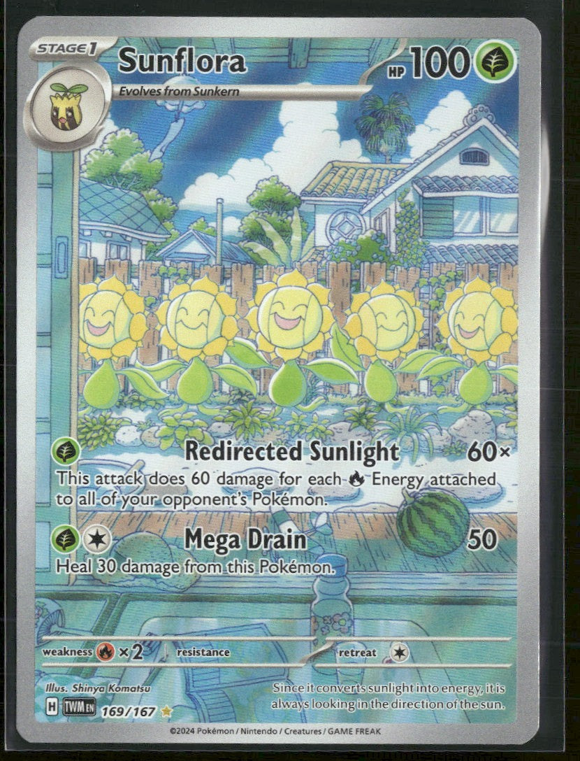 SV06: Twilight Masquerade Sunflora #169/167