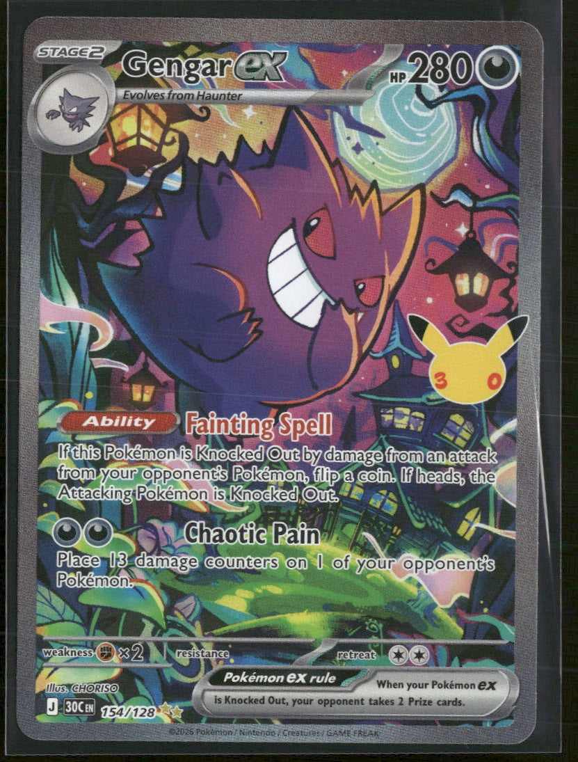 ME: 30th Celebration Gengar ex #154/128