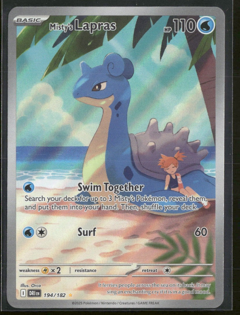 SV10: Destined Rivals Misty's Lapras #194/182