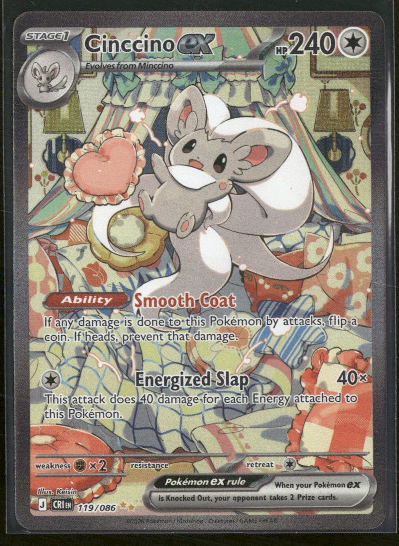 ME04: Chaos Rising Cinccino ex #119/086
