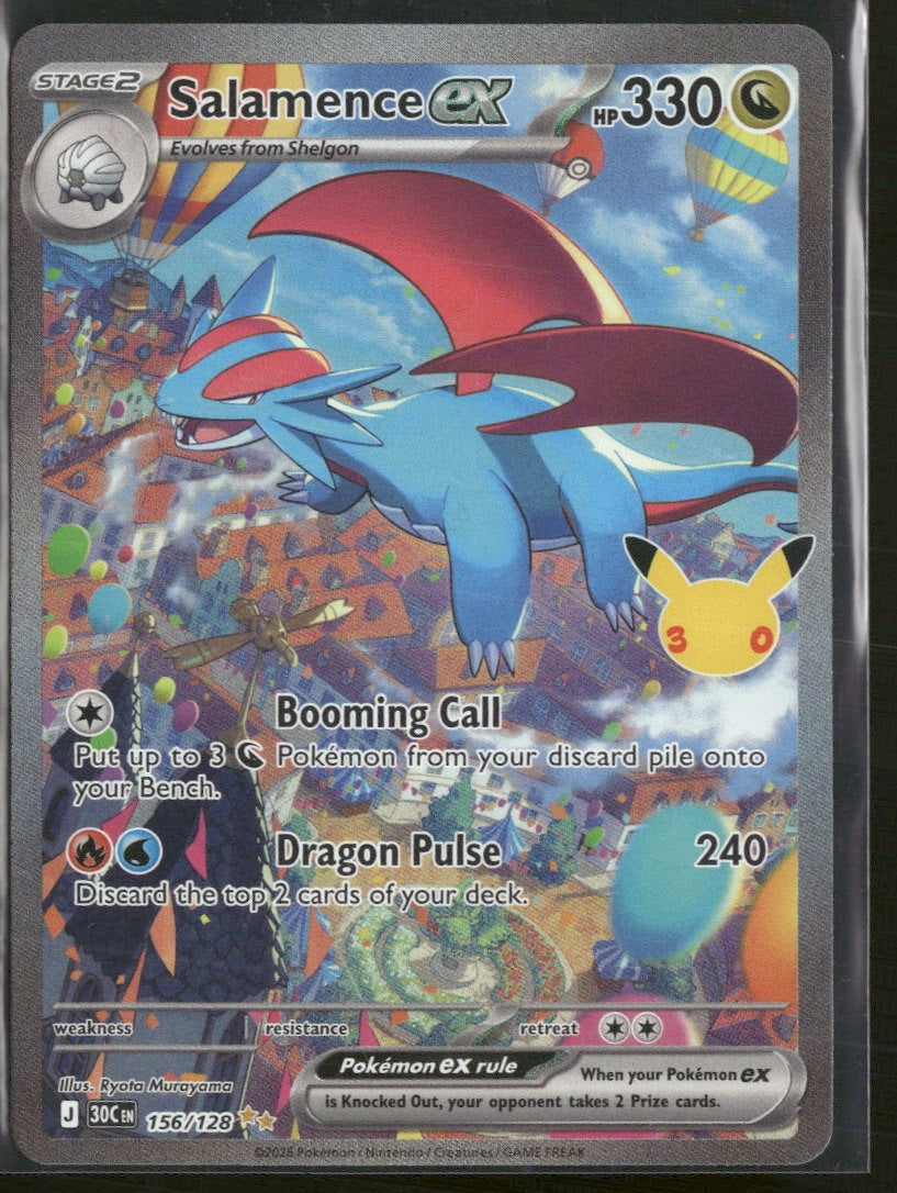 ME: 30th Celebration Salamence ex #156/128