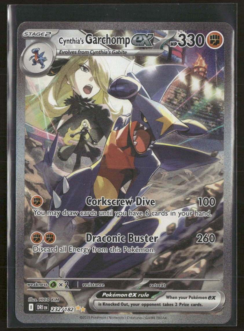 SV10: Destined Rivals Cynthia's Garchomp ex #232/182