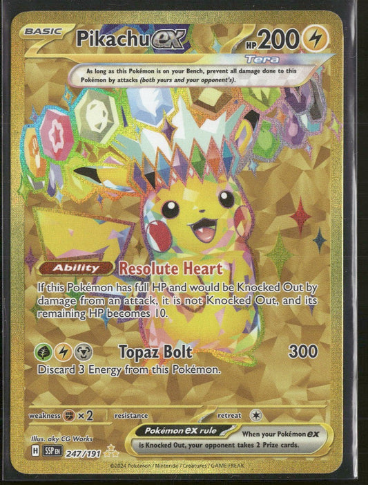 SV08: Surging Sparks Pikachu ex #247/191