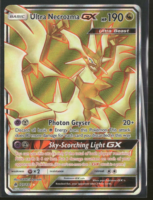 SM - Forbidden Light Ultra Necrozma GX (Full Art) #127/131