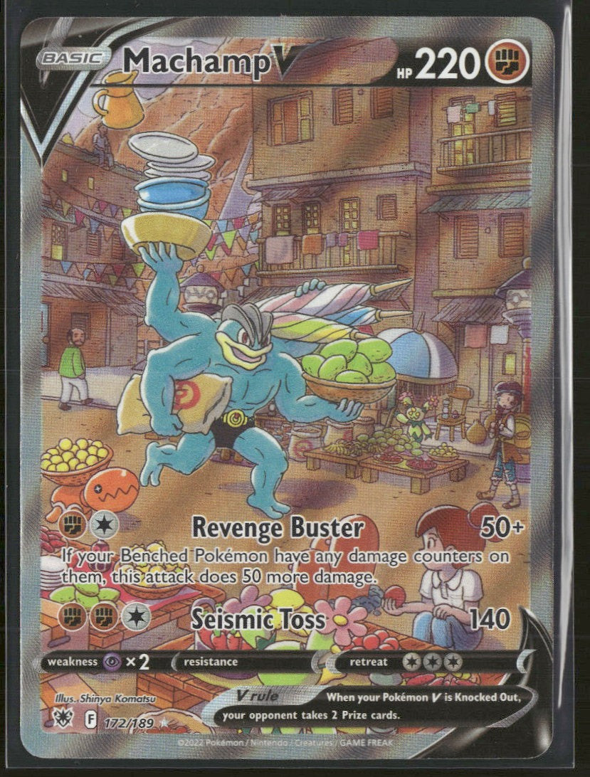 SWSH10: Astral Radiance Machamp V (Alternate Full Art) #172/189