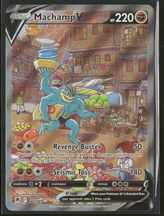SWSH10: Astral Radiance Machamp V (Alternate Full Art) #172/189