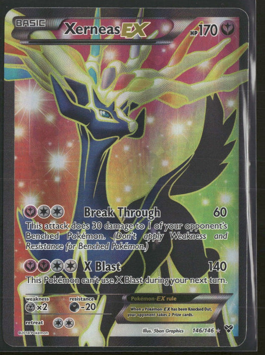XY Base Set Xerneas EX (146 Full Art) #146/146