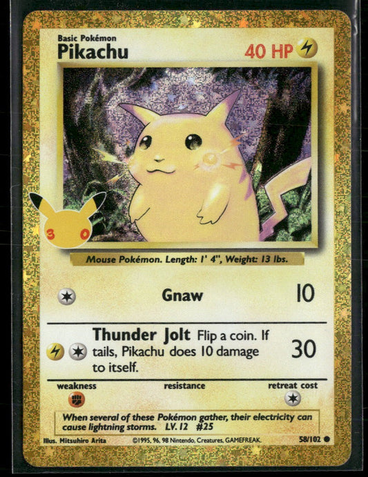 ME: 30th Celebration Classic Collection Pikachu #58/102