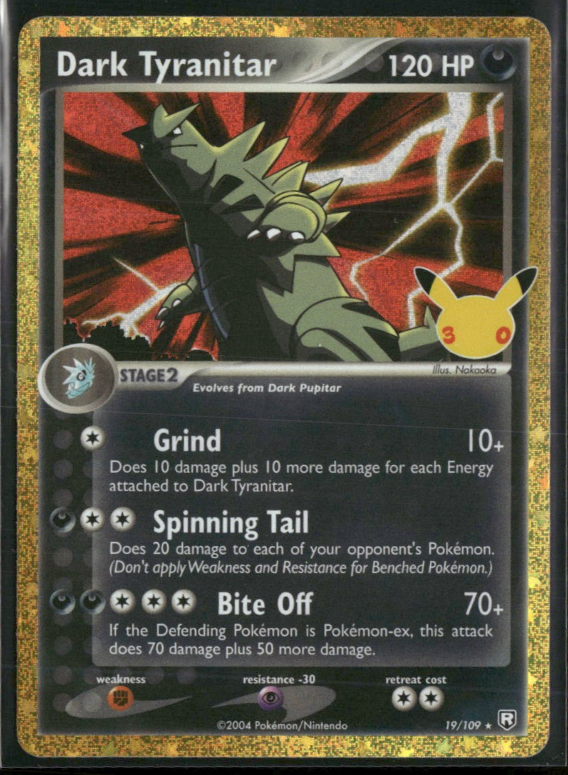 ME: 30th Celebration Classic Collection Dark Tyranitar #19/109