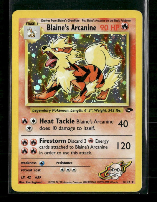 Gym Challenge Blaine's Arcanine #001/132