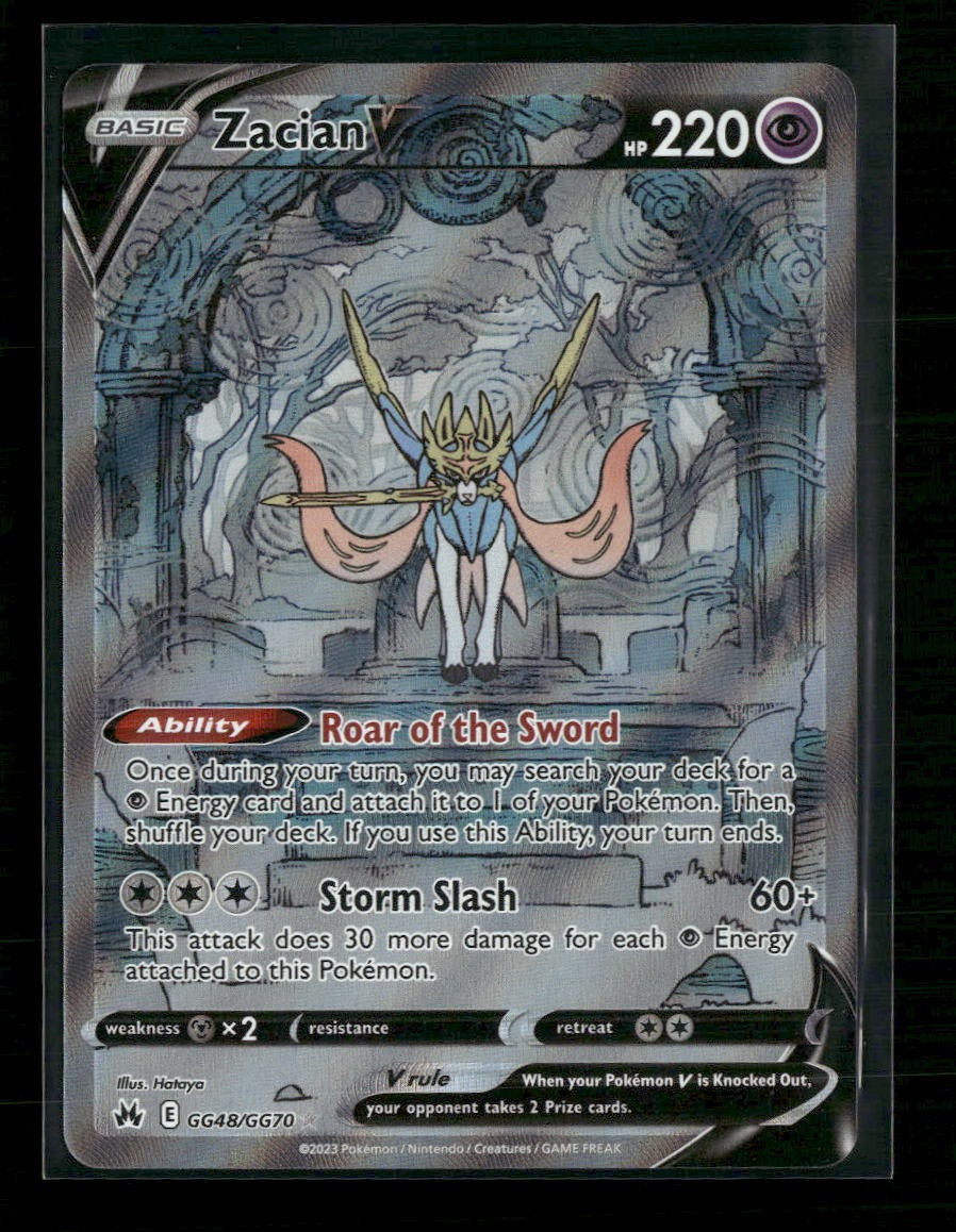 SWSH: Crown Zenith: Galarian Gallery Zacian V #GG48/GG70