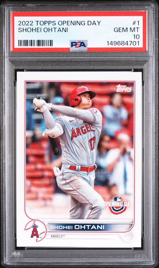 2022 Topps Opening Day Shohei Ohtani 10 PSA #1