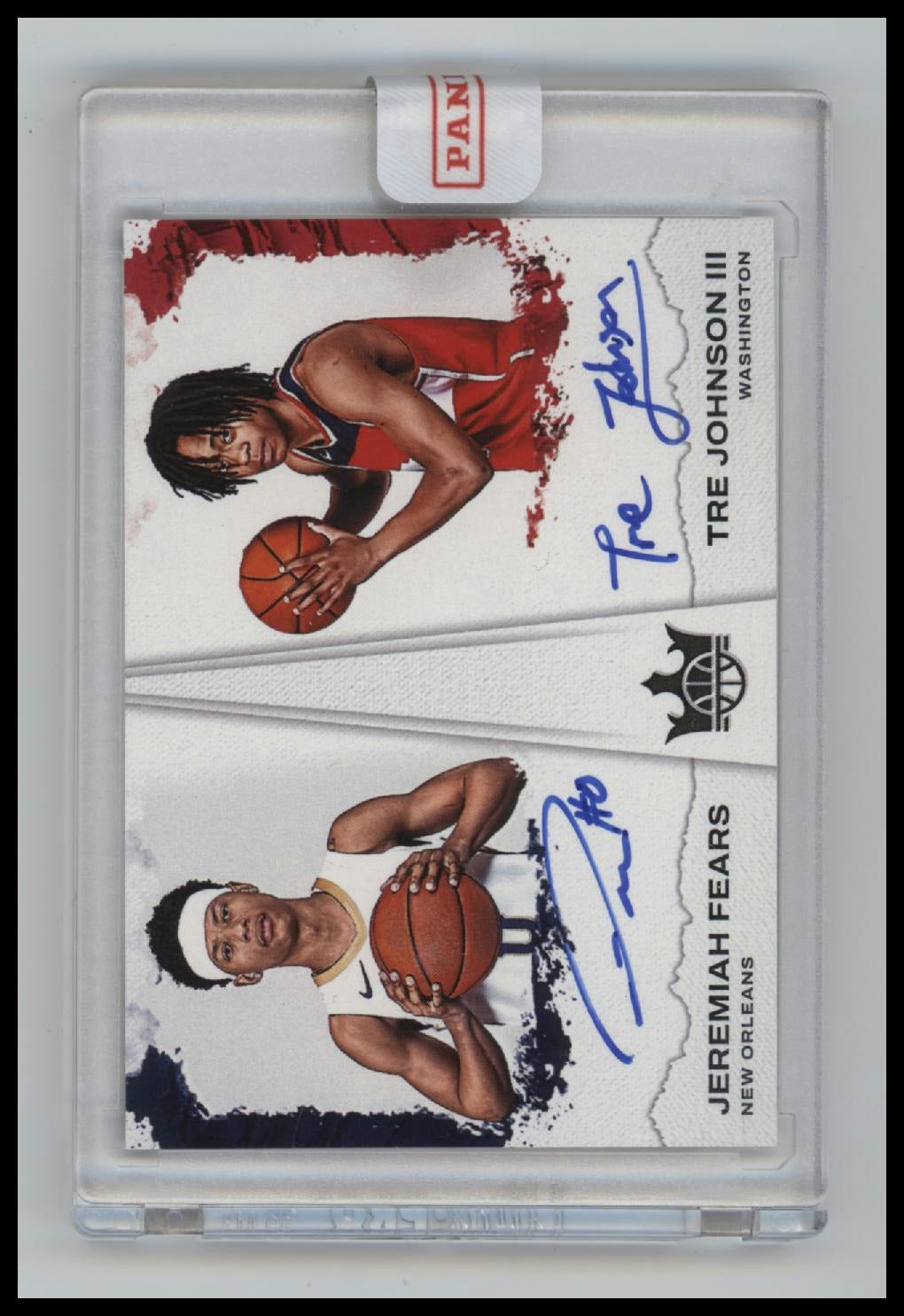 2025-26 Panini Court Kings Next Day Dual Auto T. Johnson III / J. Fears #NDD-HTE