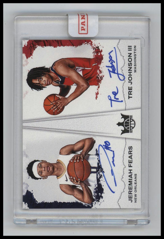 2025-26 Panini Court Kings Next Day Dual Auto T. Johnson III / J. Fears #NDD-HTE