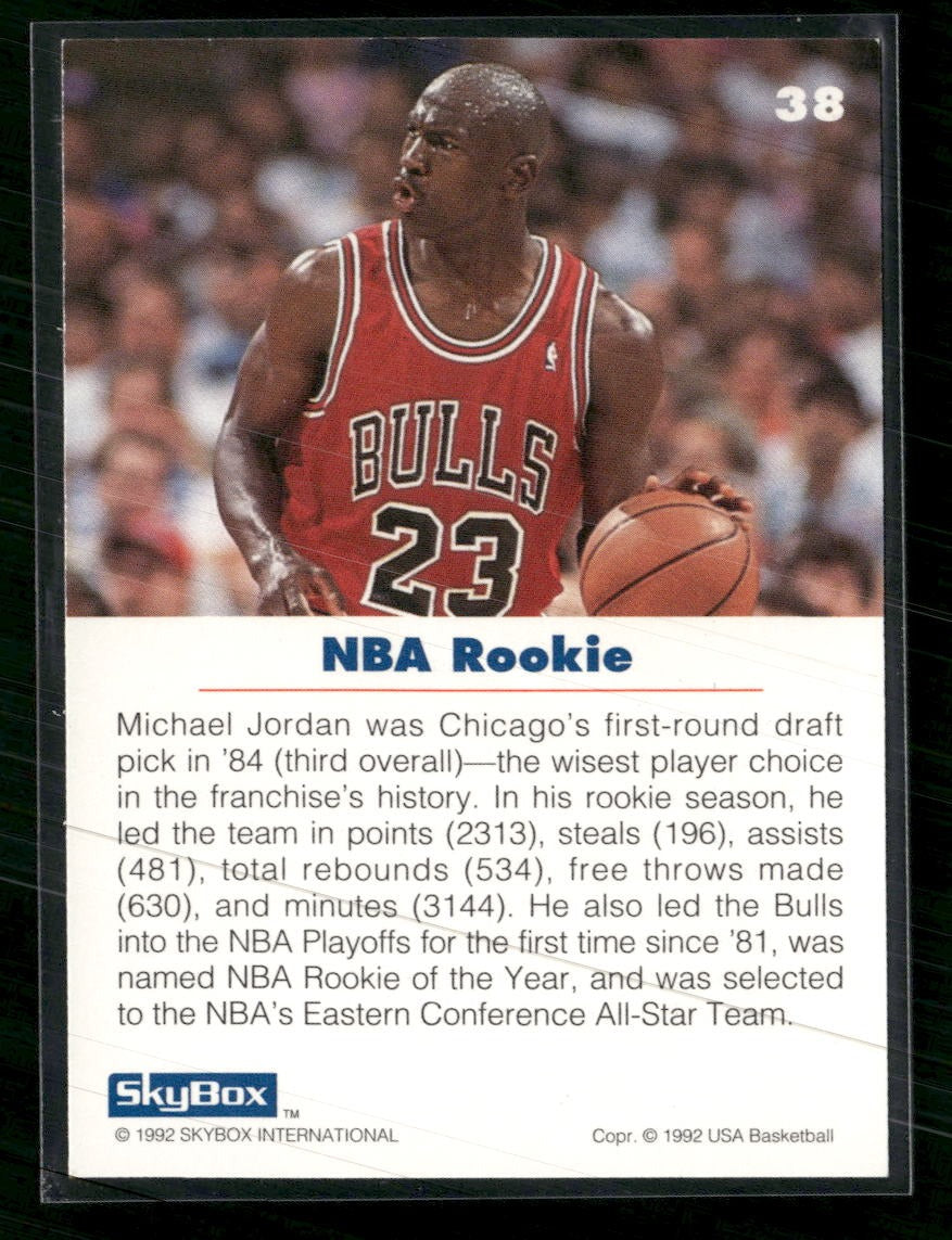 1992 SkyBox USA Michael Jordan #38
