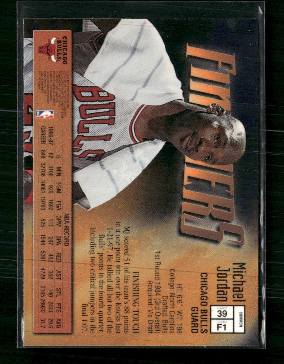 1997-98 Finest Michael Jordan #39