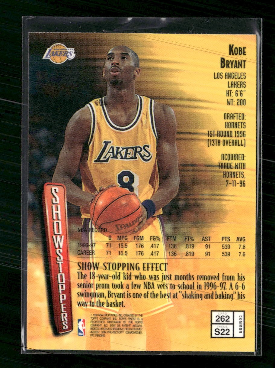 1997-98 Finest Kobe Bryant #262
