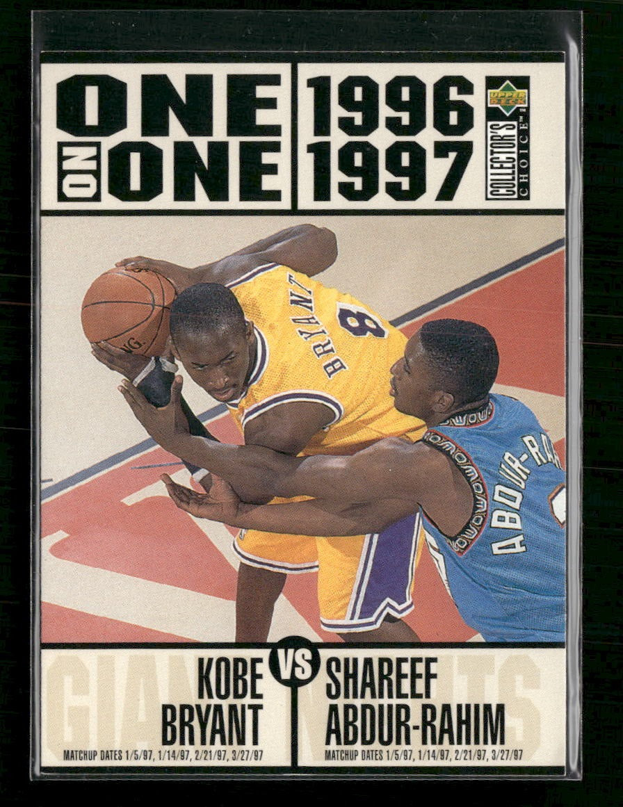 1996-97 Collector's Choice Kobe Bryant / Shareef Abdur-Rahim #361