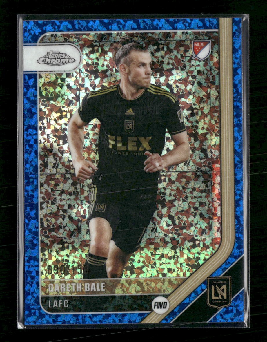 2026 Topps Chrome MLS Blue Mini-Diamond Refractor Gareth Bale #/150 #81