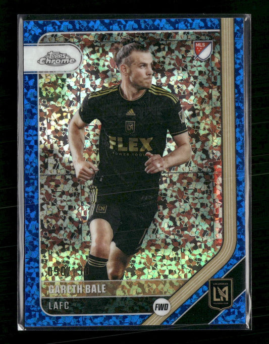 2026 Topps Chrome MLS Blue Mini-Diamond Refractor Gareth Bale #/150 #81