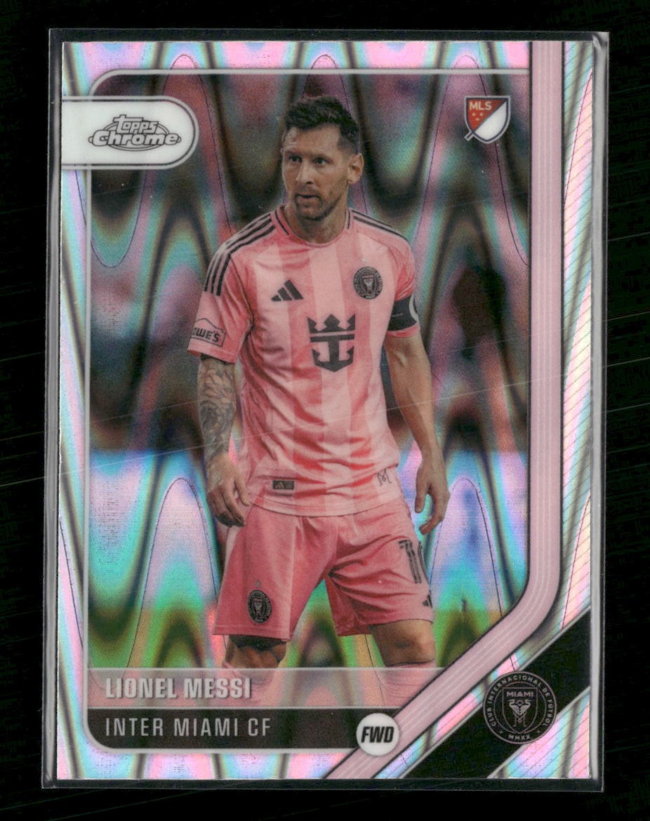 2026 Topps Chrome MLS RayWave Refractor Lionel Messi #10