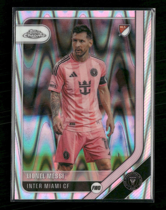 2026 Topps Chrome MLS RayWave Refractor Lionel Messi #10