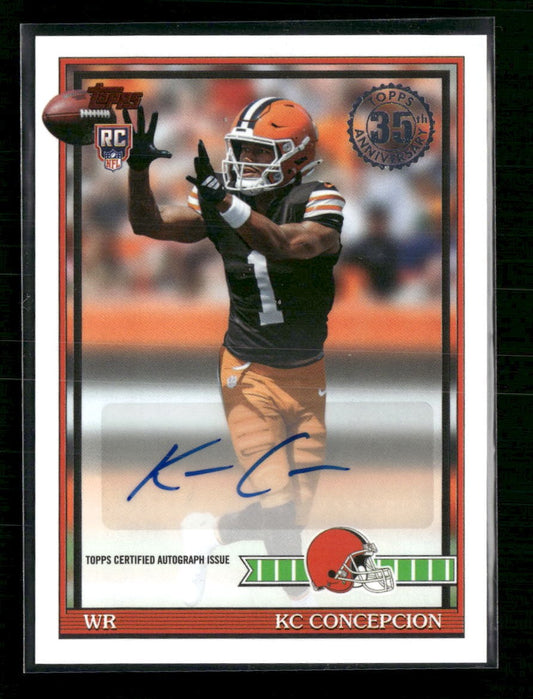 2026 Topps Flagship1991 Football 35th Anniversary Rookies KC Concepcion #91TR-23