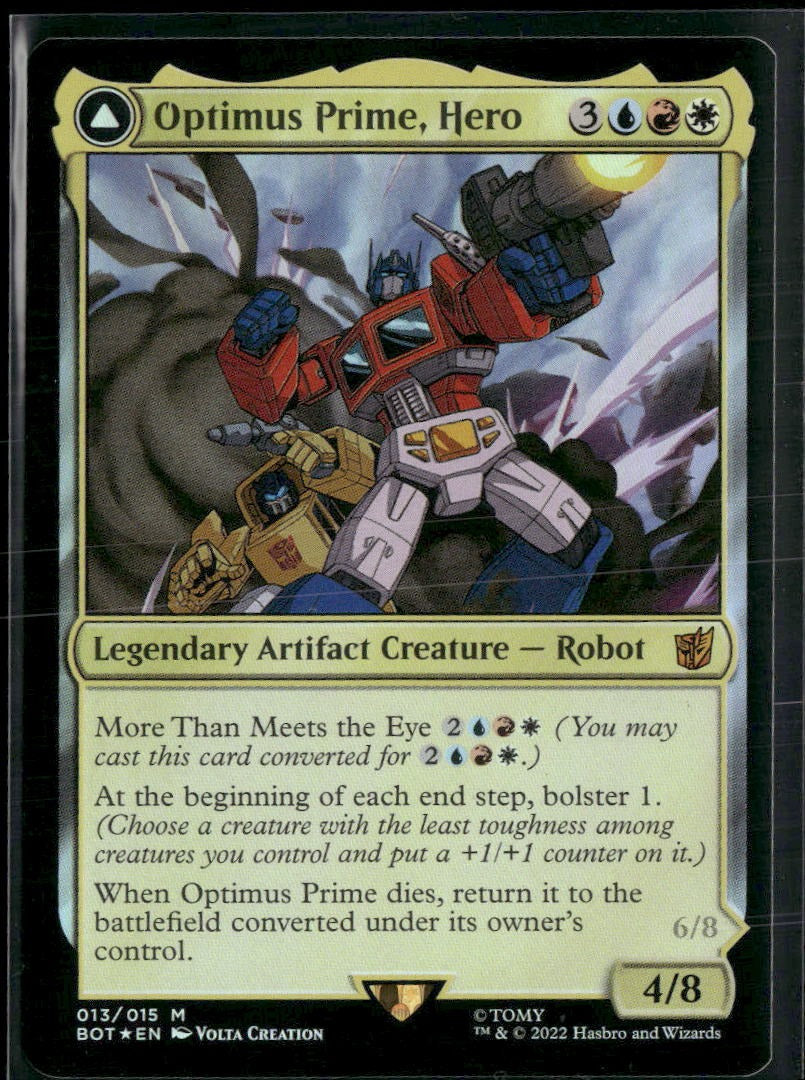 Universes Beyond: Transformers Optimus Prime, Hero Foil #13