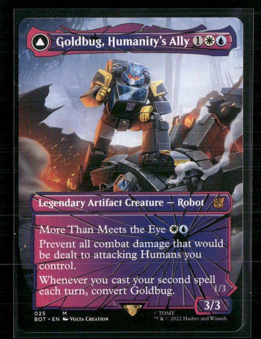 Universes Beyond: Transformers Goldbug, Humanity's Ally (Shattered Glass) #25