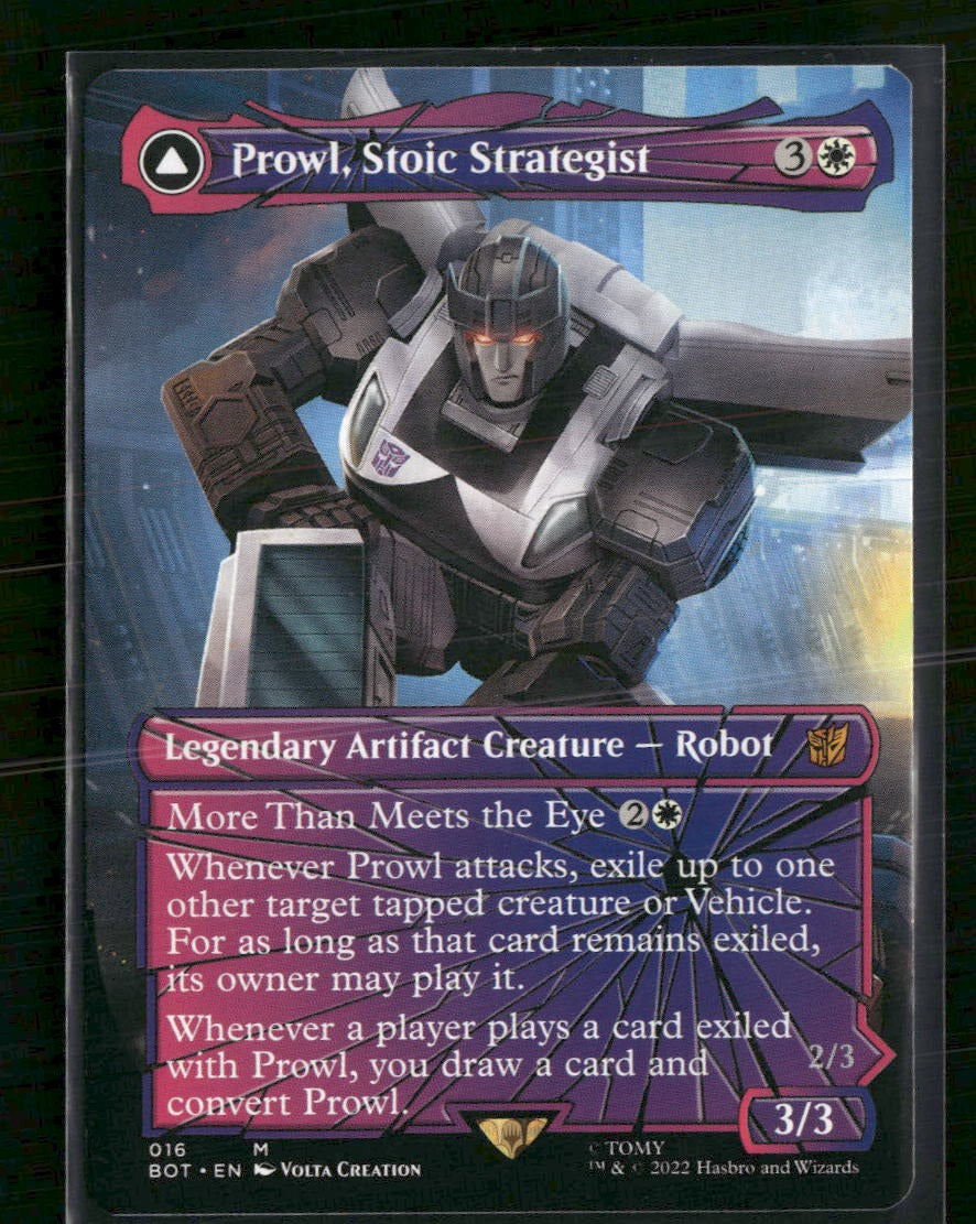 Universes Beyond: Transformers Prowl, Stoic Strategist (Shattered Glass) #16