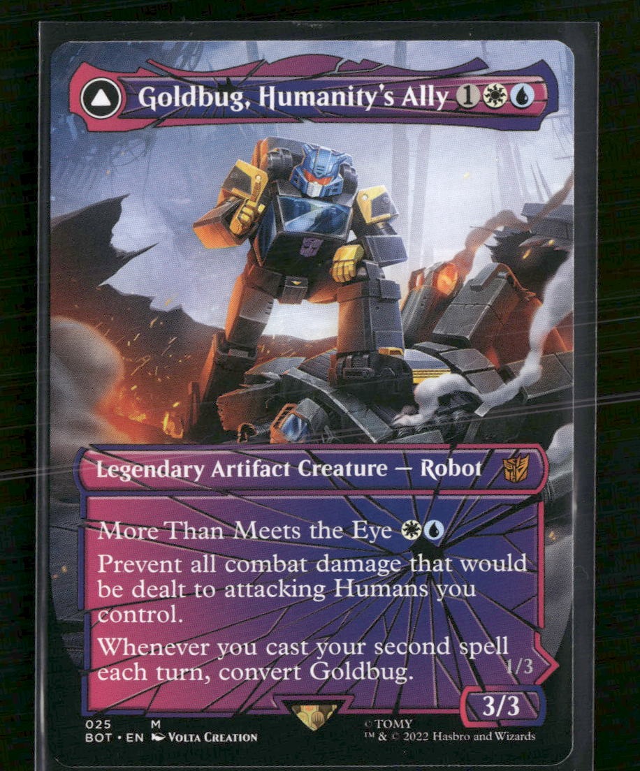 Universes Beyond: Transformers Goldbug, Humanity's Ally (Shattered Glass) #25