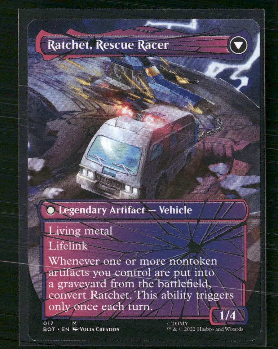 Universes Beyond: Transformers Ratchet, Field Medic (Shattered Glass) #17