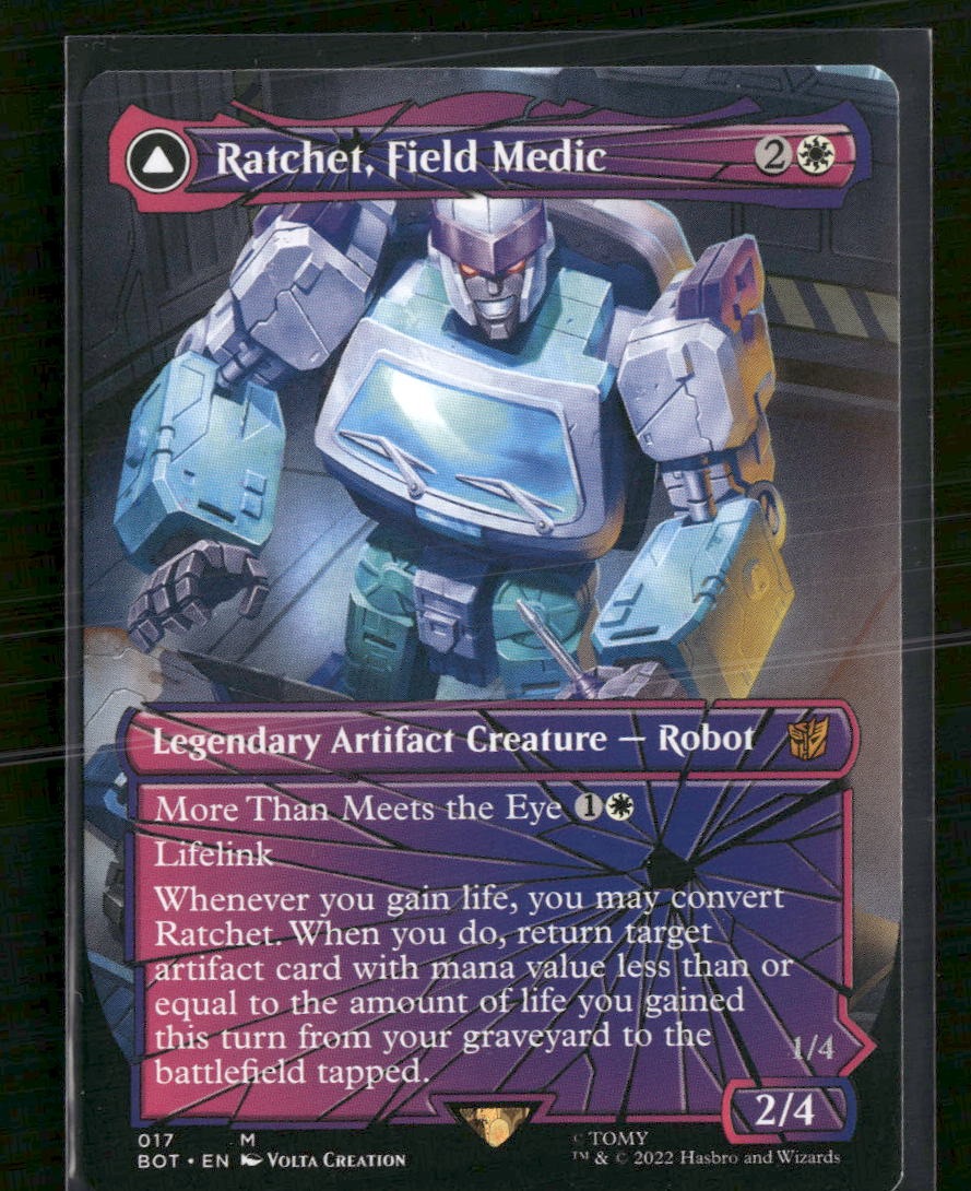 Universes Beyond: Transformers Ratchet, Field Medic (Shattered Glass) #17
