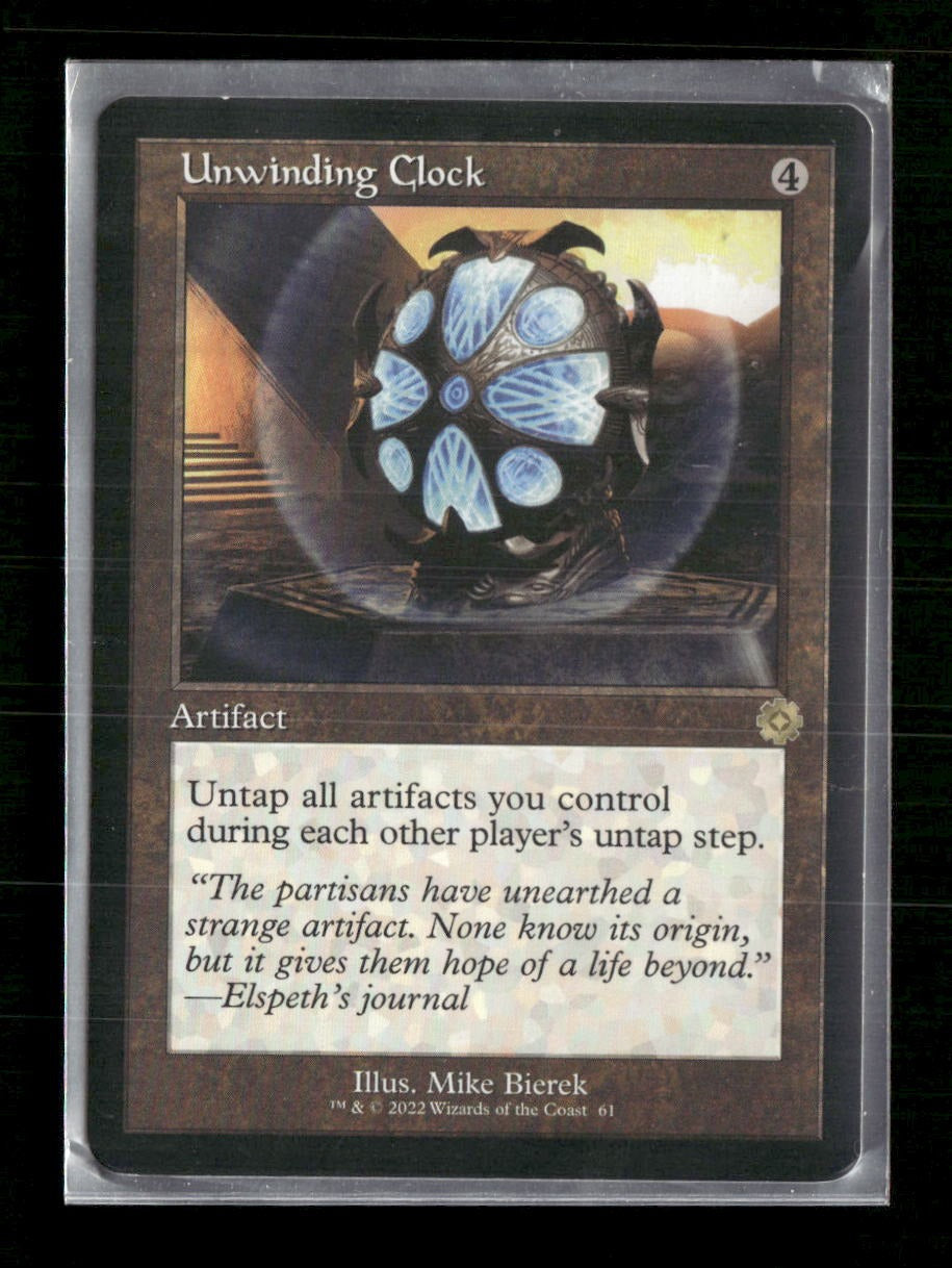 The Brothers' War: Retro Frame Artifacts Unwinding Clock #61