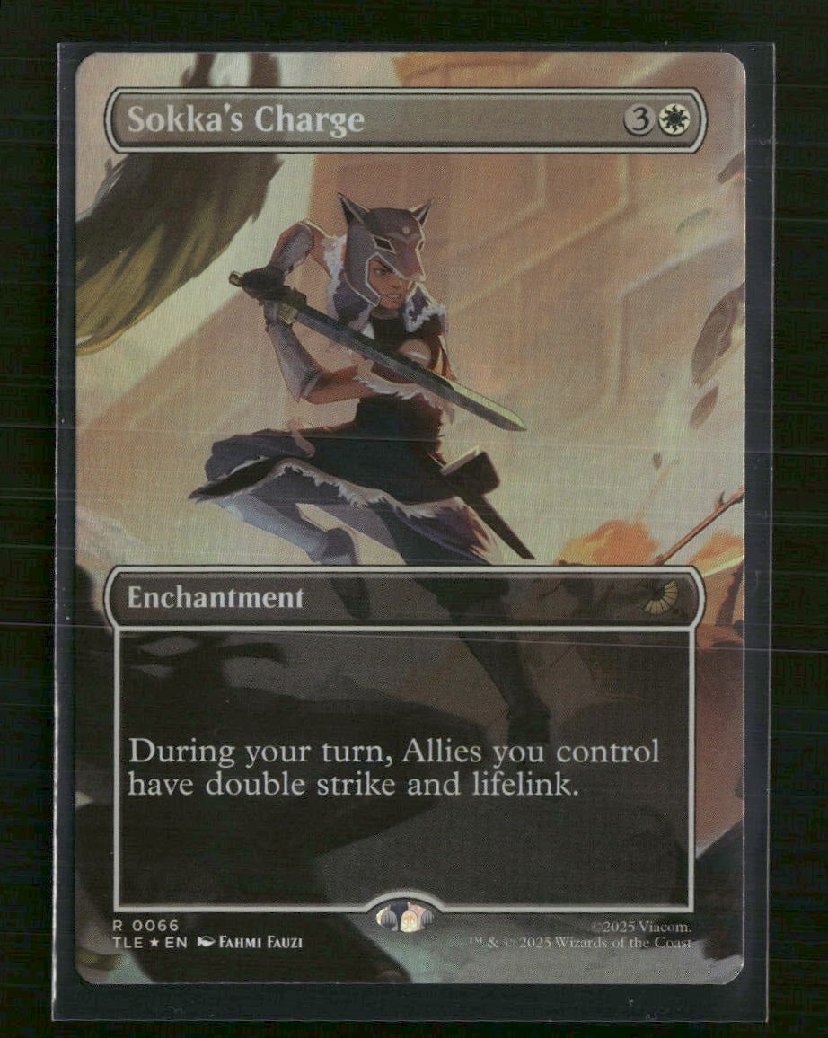 Avatar: The Last Airbender: Eternal-Legal Sokka's Charge (Borderless) Foil #66
