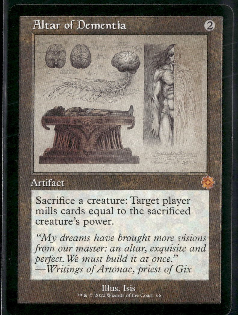The Brothers' War: Retro Frame Artifacts Altar of Dementia (Schematic) #66