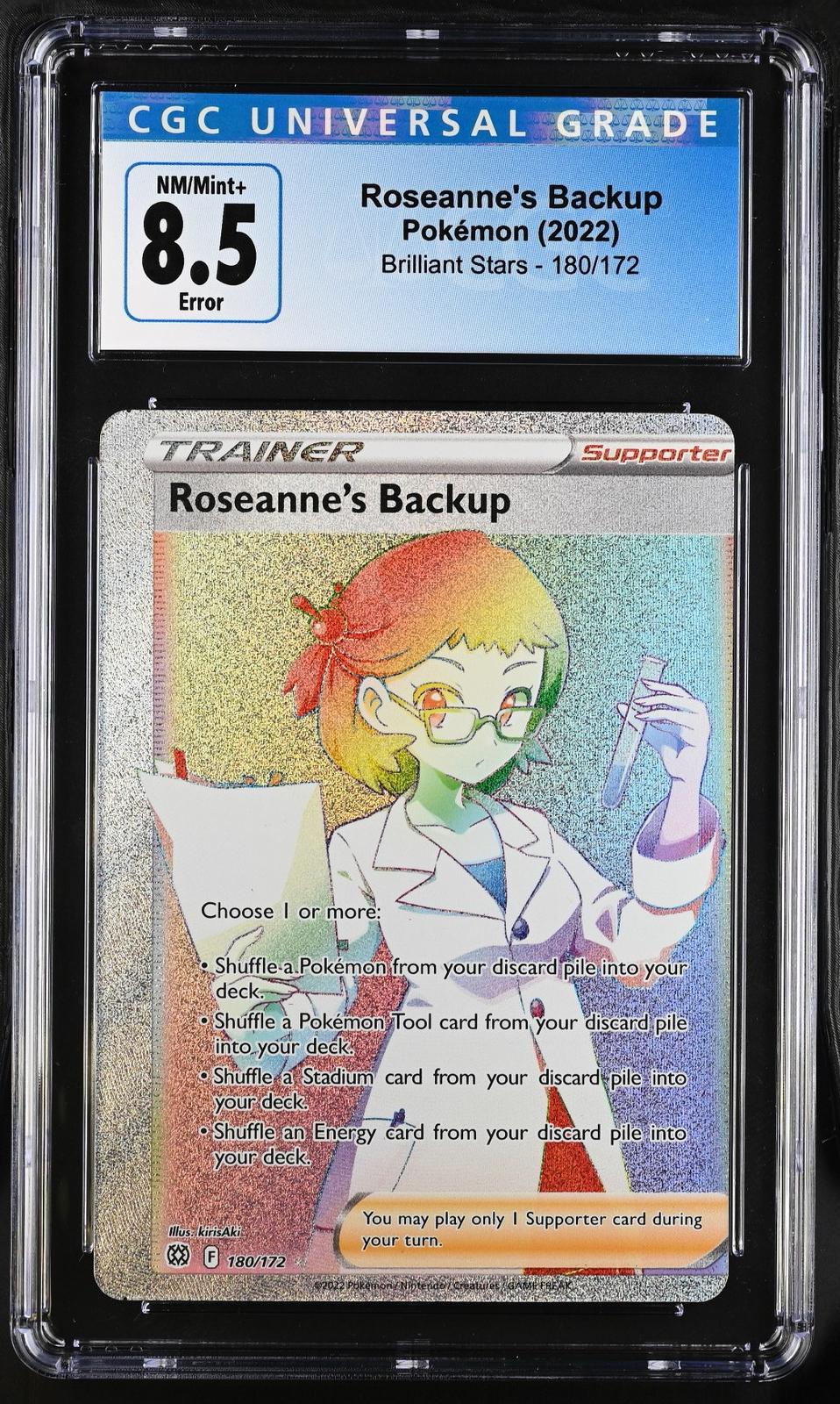 2022 Brilliant Stars Roseanne's Backup 8.5 CGC #180/172