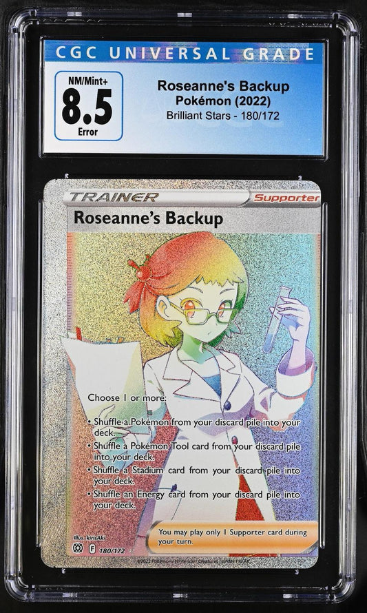 2022 Brilliant Stars Roseanne's Backup 8.5 CGC #180/172