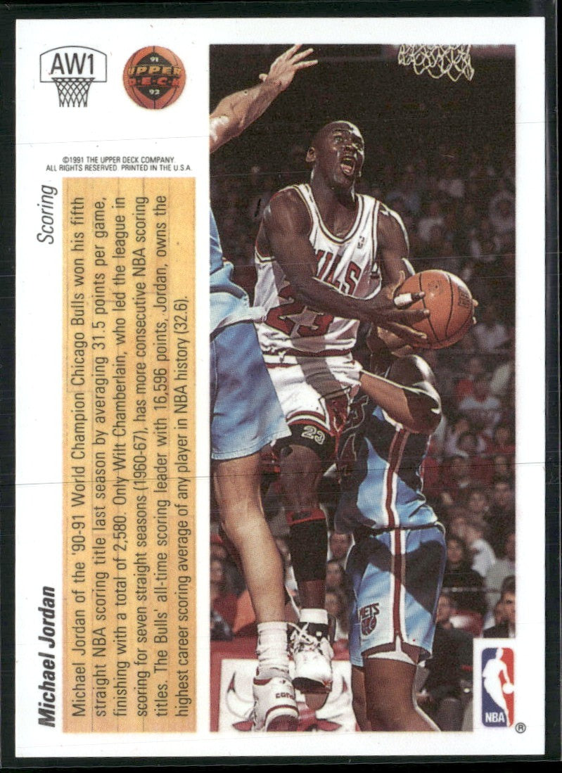 1991-92 Upper Deck Award Winner Holograms Michael Jordan #AW1