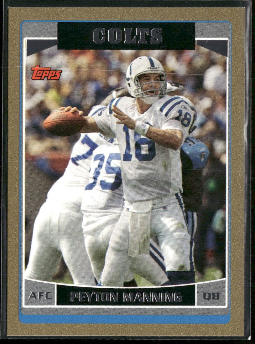 2006 Topps Gold Peyton Manning #/2006 #51