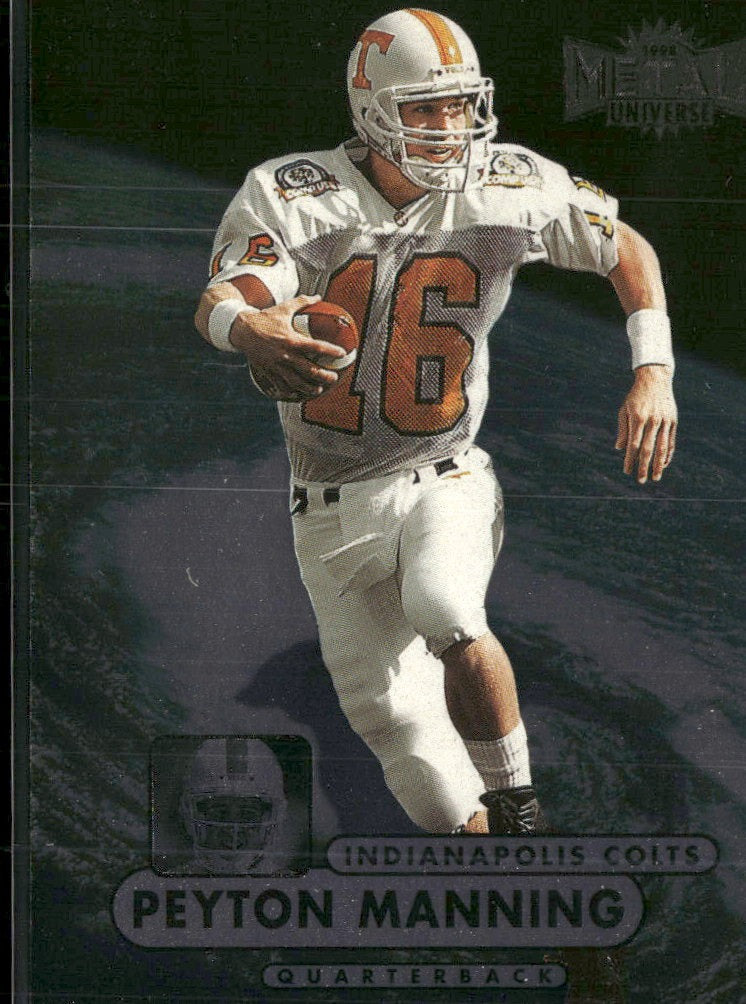 1998 Metal Universe Peyton Manning RC #189
