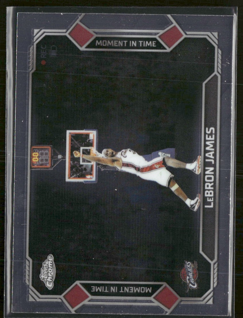 2025-26 Topps Chrome Update Moment In Time LeBron James #MT-13