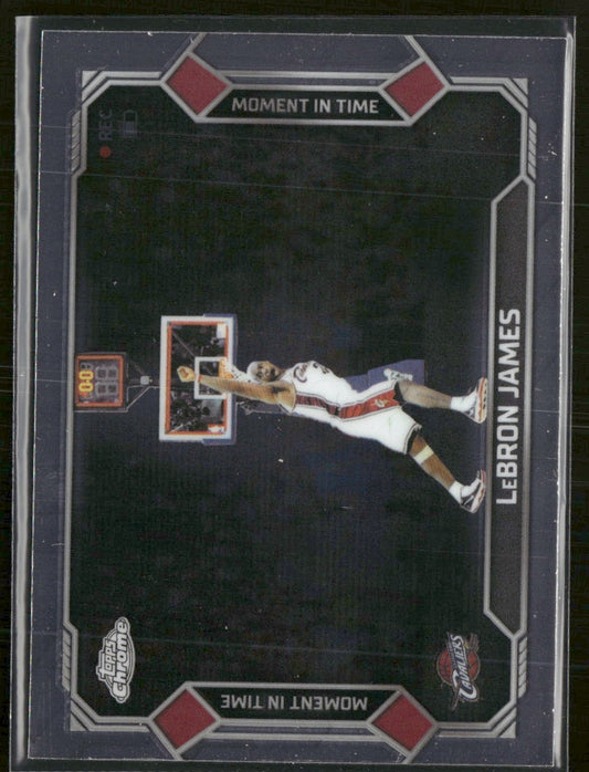 2025-26 Topps Chrome Update Moment In Time LeBron James #MT-13