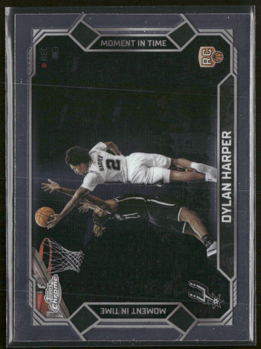 2025-26 Topps Chrome Update Moment In Time Dylan Harper #MT-17